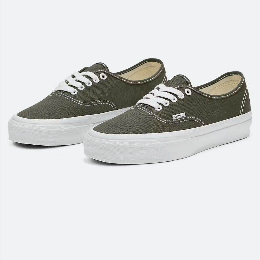 Vans Dark Olive Canvas Shoes